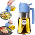 YARRAMATE Olive Oil Dispenser, 2 in 1 Sprayer for Cooking, 16oz/470ml...
