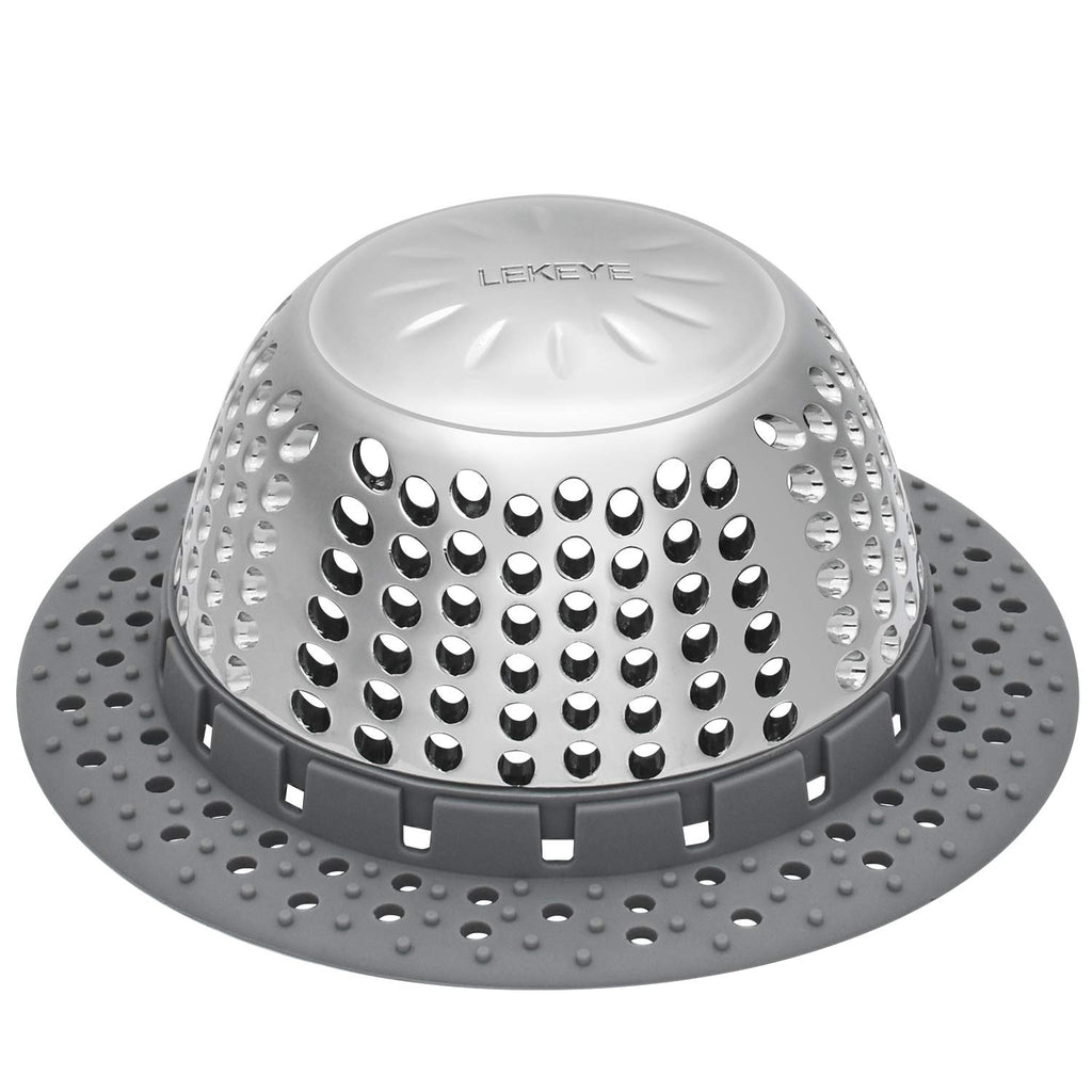 LEKEYE Drain Hair Catcher/Bathtub Cover/Drain Protector for Pop-Up &...