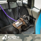 AUROTH Bungee Dog Leash for Large Dogs, No Pull for Shock Absorption Army Yellow MAX: 4.5 FT