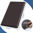Kitchen Mat Cushioned Anti Fatigue Rug Standing and Comfort Floor Mats Chocolate 39"L x 17.3"W x 0.5"Th