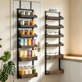 Tviort 6-Tier Over Door Pantry Organizer, Adjustable Heavy Duty Spice Rack