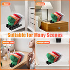 Hat Organizer for Baseball Caps Hat Rack Acrylic Hat Stand 4Pack No Install Clear-4Pack
