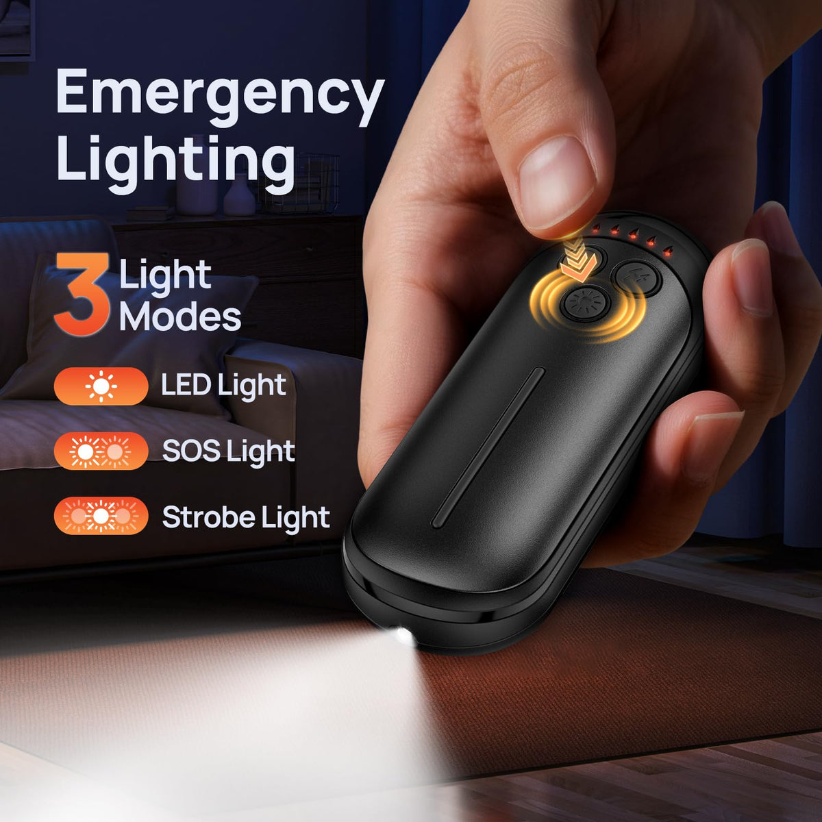 Rechargeable Hand Warmers Dual Pack Portable Electric Warmth