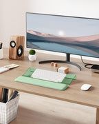 Laborio Computer Keyboard Wrist Rest, Keyboard Riser Stand for Desktop Purple Keyboard Stand With Wrist Rest