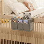 Bedside Caddy Bedside Storage Hanging Organizer for Bunk Dorm Bed Rail New Pink