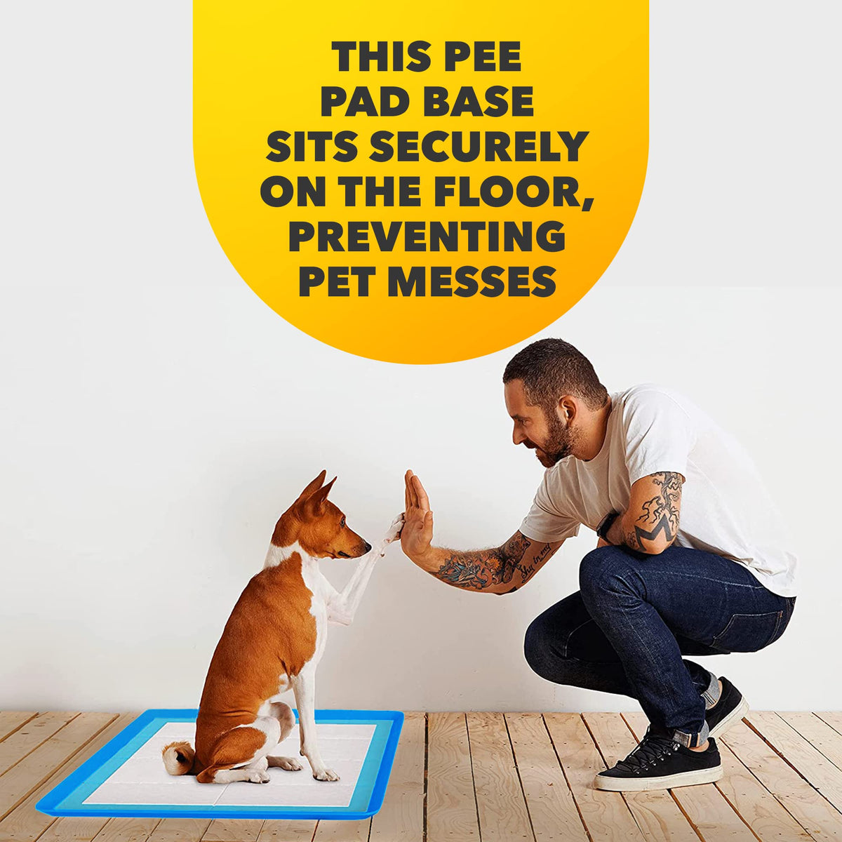 Dog Pee Pad Holder for Floor Protection and Training