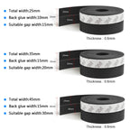 TAROSE Weather Stripping Door Seal, 33 Feet Long Transparent (Width 25mm) Lucent 25 mm, 33ft