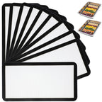 10 Pcs Reusable Baking Sheet Mat, Silicone Baking Mats for Oven, Black