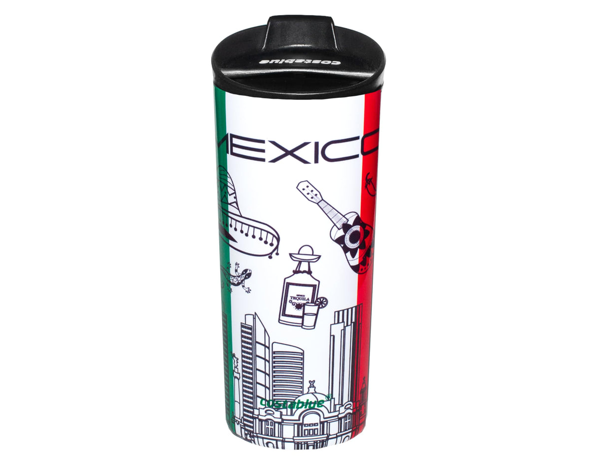 Travel Coffee Mug - 16 Oz. Stainless Steel Insulated Coffee Mug, Leak Proof Tumbler w/Dishwasher Safe Lid, Double Wall Travel Coffee Cup, Reusable Insulated Tumbler for Hot & Cold Beverages… Agata Grey Lid