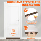 Door Draft Stopper, Door Sweep for Bottom of Door, Weather Stripping Door Seal Gap Filler Bottom Blocker Soundproofing Cold Air Insulation Save Energy Install Quickly Easily (Black, 39‘’) 39‘’ Black