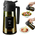 SWEET VIEW 2PCS Olive Oil Dispenser and Sprayer