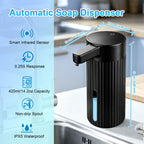 Automatic Liquid Soap Dispenser Touchless, Rechargeable, Adjustable White Gel