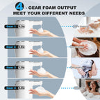 Automatic Soap Dispenser Touchless, 13.5oz Rechargeable Liquid Pump Black Liquid