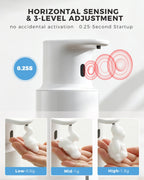 Automatic Liquid Soap Dispenser, Touchless, Rechargeable Stainless Steel