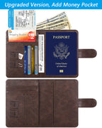 Passport Holder Cover Wallet RFID Blocking, Travel Essentials Pink Passport Covers