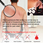 Acupressure Mat and Pillow Set with Carry Bag