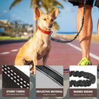 AUROTH Bungee Dog Leash for Large Dogs, No Pull for Shock Absorption Army Yellow MAX: 4.5 FT