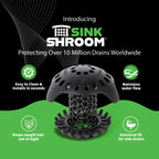 SinkShroom Ultra Revolutionary Bathroom Sink Drain Protector, Stainless Steel Single