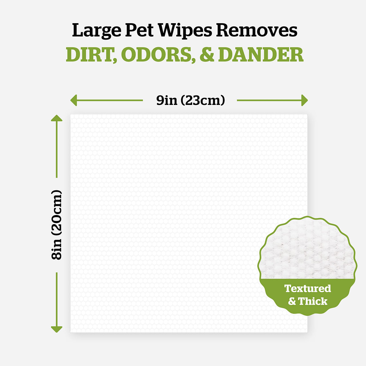 Pogi's Dog Grooming Wipes for Paws & Butt, Fragrance Free, 100 Wipes 100-Count Wipes Unscented