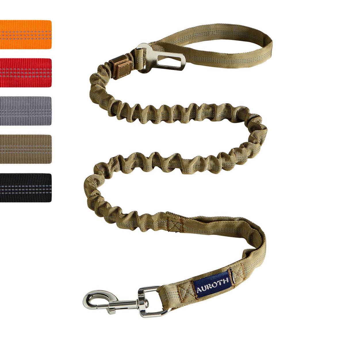 AUROTH Bungee Dog Leash for Large Dogs, No Pull Shock Absorption