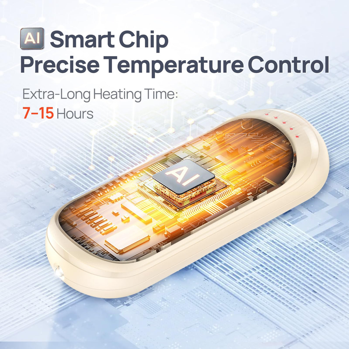 Rechargeable Hand Warmers Dual Pack Portable Electric Warmth