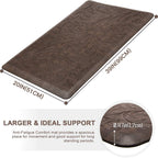 Kitchen Mat Cushioned Anti-Fatigue Comfort Standing Mat Rug for Home,Office Black 1'5" x 2'4" (Rectangular)