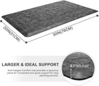Kitchen Mat Cushioned Anti-Fatigue Comfort Standing Mat Rug for Home,Office Black 1'5" x 2'4" (Rectangular)