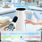 Automatic Liquid Soap Dispenser Touchless, Rechargeable, Adjustable White Gel