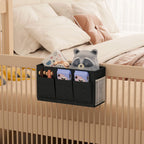 Bedside Caddy Bedside Storage Hanging Organizer for Bunk Dorm Bed Rail New Pink