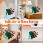 Hat Organizer for Baseball Caps Hat Rack Acrylic Hat Stand 2Pack No Install Black-2Pack