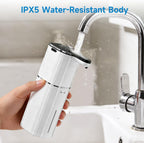 Automatic Liquid Soap Dispenser Touchless, Hands Free for Bathroom Kitchen White