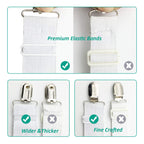 RayTour Bed Sheet Holder Straps Sheet Keepers Bedsheet Holders Fasteners 2 Sets 2 Sets - 8 Straps