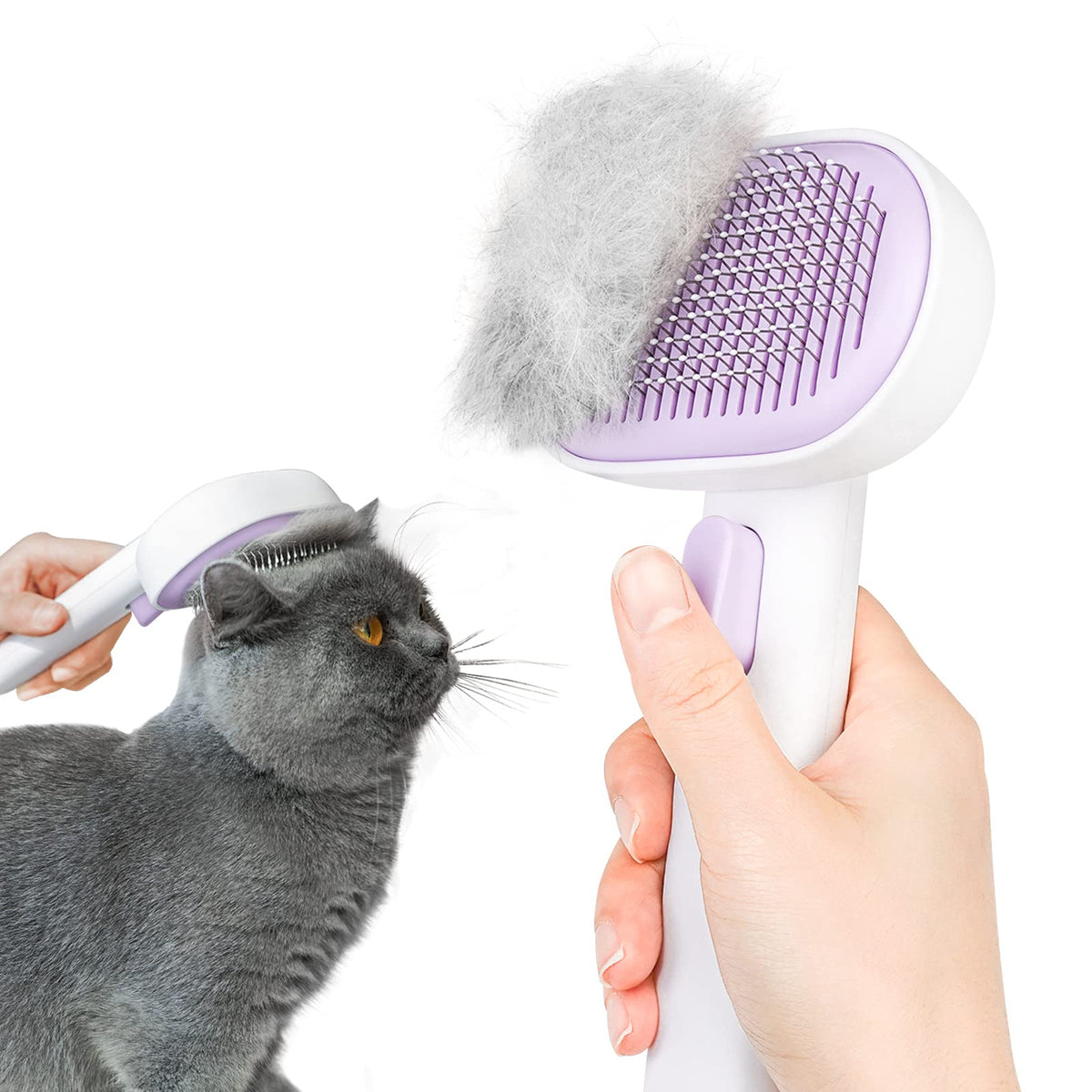 Aumuca Cat Brush for Shedding, Brushes Indoor Cats, for...