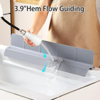 23" Ultra Silicone High Sink Splash Guard, Grey Gray