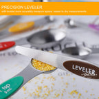 Magnetic Stainless Steel Dual-Sided Measuring Spoons Set