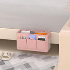 Bedside Caddy Bedside Storage Hanging Organizer for Bunk Dorm Bed Rail New Pink