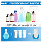 Automatic Soap Dispenser Touchless,Rechargeable Foaming Soap Dispenser,15oz/420ml Smart Hand Soap Dispensers,4-Level Adjustable,Wall Mount for Bathroom Kitchen Dish Soap,Hands-Free (Black) Black Foam