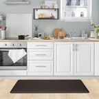 Kitchen Mat Cushioned Anti Fatigue Rug Standing and Comfort Floor Mats Chocolate 39"L x 17.3"W x 0.5"Th