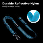 Dog Seat Belt for Car, Car Harness with Locking Aluminum Hook Gray