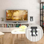 Wall Charger, Surge Protector, QINLIANF 5 Outlet Extender with 4 USB Ports Black 3U1C