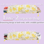 7 Pcs Compression Packing Cubes Travel for Suitcases, Luggage Organizer Washable Storage Bags Set for Backpack Travel- Packaging Cubes for Carry-Ons and Storage yellow orange