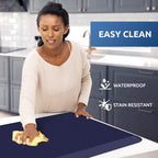 Kitchen Mat Cushioned Anti Fatigue Rug Standing and Comfort Floor Mats Chocolate 39"L x 17.3"W x 0.5"Th