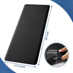 Kitchen Mat Cushioned Anti Fatigue Rug Standing and Comfort Floor Mats Chocolate 39"L x 17.3"W x 0.5"Th