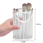 Mesh Round Pencil Holder and Desktop Stationery Organizer