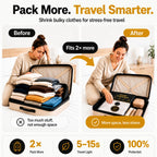 12 Pack Vacuum Storage Bags with Electric Pump for Travel, Clothing & Home 12 Combo