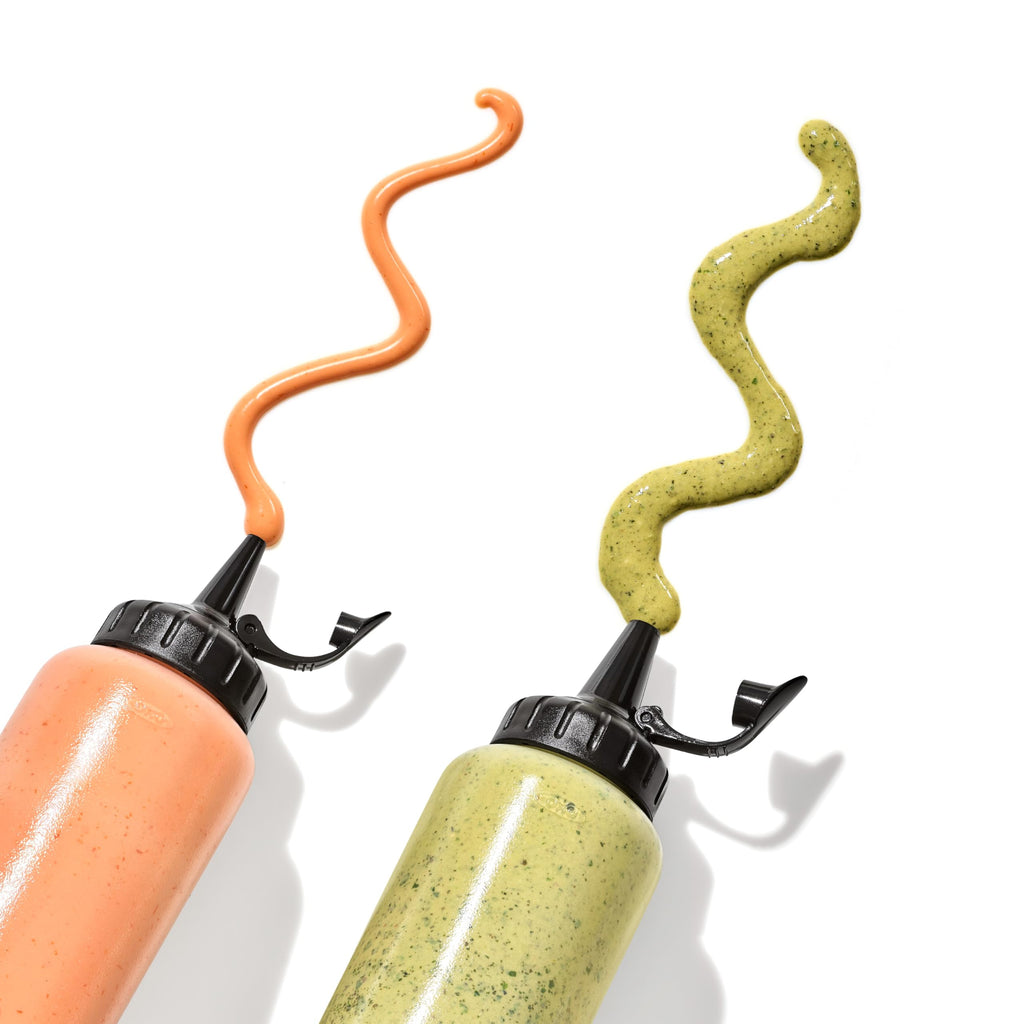 OXO Good Grips Chef's Squeeze Bottles for Sauces and Dressings - Set of 2