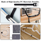 N NOROCME 192 PCS Cable Management Kit 4 Wire Organizer Sleeve