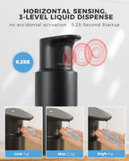Automatic Liquid Soap Dispenser, Touchless, Rechargeable Stainless Steel
