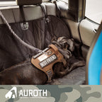 AUROTH Bungee Dog Leash for Large Dogs, No Pull for Shock Absorption Army Yellow MAX: 4.5 FT