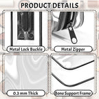 4 Pieces Clear Cosmetic Bags Bulk TSA Approved Toiletry Bag for Travel PVC Waterproof Clear Makeup Pouch with Zipper for Men and Women Carry-on Travel Essentials 4pcs SML Black